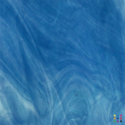 W96 Opalescent 96-27 bleu ciel foncé 82x107cm W96 Opalescent 96-27 bleu ciel foncé 82x107cm