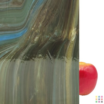 W96 Opalescent 96-37 reactive blue and marfil 82x107cm W96 Opalescent 96-37 reactive blue and marfil 82x107cm