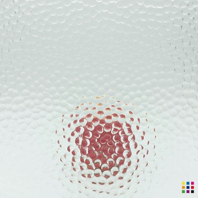 W Hammered 01 clear 27x27cm W Hammered 01 clear 27x27cm