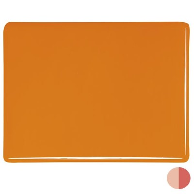 B Opalescent 0025-30 tangerine orange 51x89cm Striker* B Opalescent 0025-30 tangerine orange 51x89cm Striker*