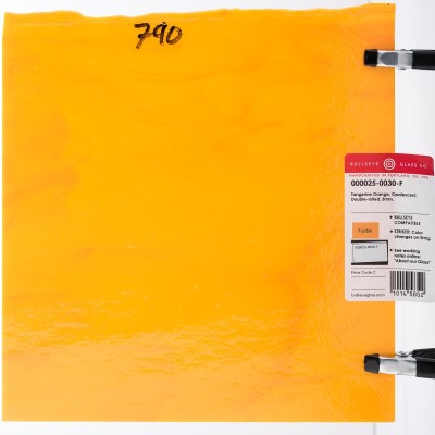 B Opalescent 0025-30 tangerine orange 51x89cm Striker* B Opalescent 0025-30 tangerine orange 51x89cm Striker*