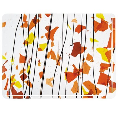 B Fracture Streamers 4111-00 orange, jaune et rouge 51x89cm B Fracture Streamers 4111-00 orange, jaune et rouge 51x89cm