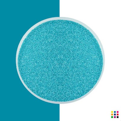 Frittes Float grain fin 3095/2 bleu verdâtre opalescent 250g Frittes Float grain fin 3095/2 bleu verdâtre opalescent 250g