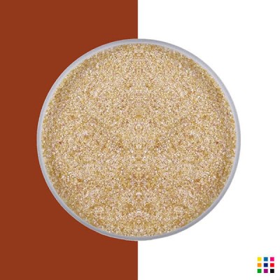 Frittes Float grain fin 0165/2 ambre semi-opalescent 250g Frittes Float grain fin 0165/2 ambre semi-opalescent 250g