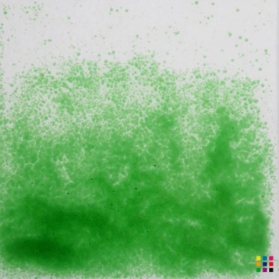 Frittes Float grain fin 0076/2 vert chrome transparent 250g Frittes Float grain fin 0076/2 vert chrome transparent 250g