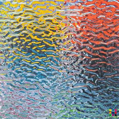 W Ripple 01 clear 27x27cm W Ripple 01 clear 27x27cm