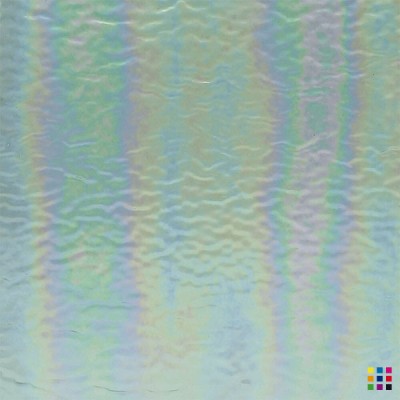 W Ripple 01 IRID iridescent clear 27x27cm W Ripple 01 IRID iridescent clear 27x27cm