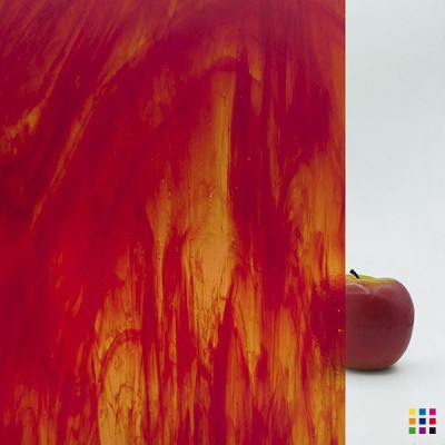 W Streaky 17-LL red and orange 27x27cm W Streaky 17-LL red and orange 27x27cm
