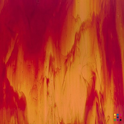 W Streaky 17-LL red and orange 27x27cm W Streaky 17-LL red and orange 27x27cm