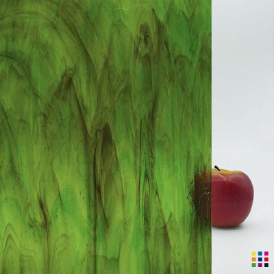 W Streaky 59-LL dark brown and green 27x27cm W Streaky 59-LL dark brown and green 27x27cm