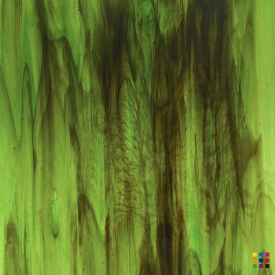 W Streaky 59-LL dark brown and green 27x27cm W Streaky 59-LL dark brown and green 27x27cm