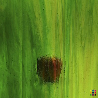 W Streaky 112-LL dark green and dark amber 27x27cm W Streaky 112-LL dark green and dark amber 27x27cm