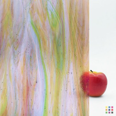 W Streaky 264-LL purple, yellow-green and sky blue 27x27cm W Streaky 264-LL purple, yellow-green and sky blue 27x27cm
