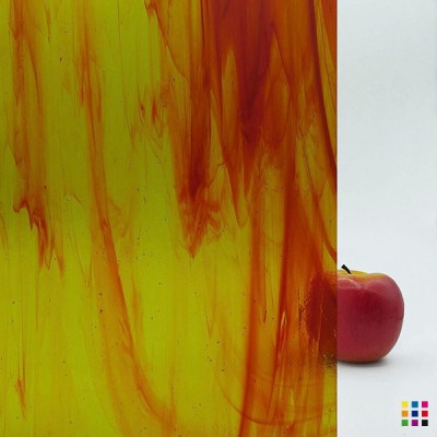 W Streaky 831-LL red and yellow 27x27cm W Streaky 831-LL red and yellow 27x27cm