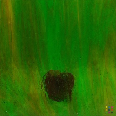 W Streaky 709-LL vert et ambre "Mystic" 27x27cm W Streaky 709-LL vert et ambre "Mystic" 27x27cm