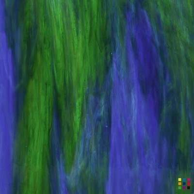 W Wisspy WO-196 cobalt blue, medium green and purple 27x27cm W Wisspy WO-196 cobalt blue, medium green and purple 27x27cm