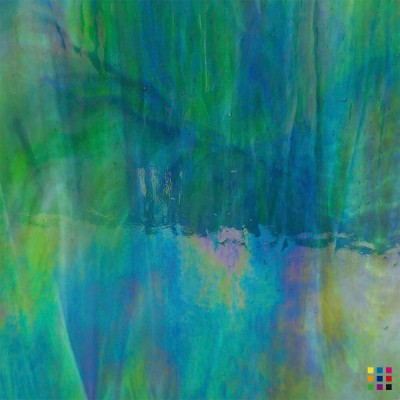 W Wisspy WO-197 IRID iridescent dark blue and medium green 27x27cm W Wisspy WO-197 IRID iridescent dark blue and medium green 27x27cm