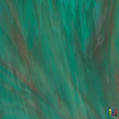 W Wisspy WO-251 vert turquoise et pourpre 27x27cm W Wisspy WO-251 vert turquoise et pourpre 27x27cm