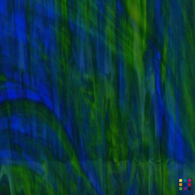 W Wisspy WO-330 yellowish green and blue 27x27cm W Wisspy WO-330 yellowish green and blue 27x27cm
