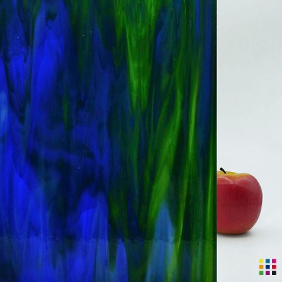 W Wisspy WO-330 yellowish green and blue 27x27cm W Wisspy WO-330 yellowish green and blue 27x27cm