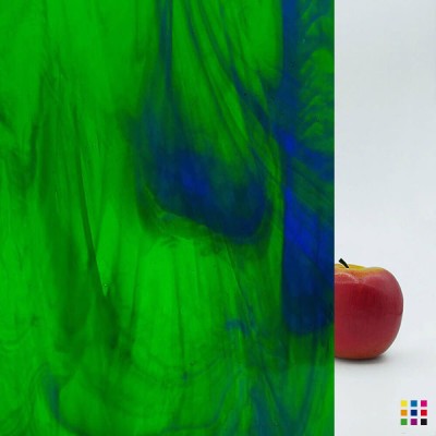 W Wisspy WO-702 vert moyen et bleu foncé "Mystic" 27x27cm W Wisspy WO-702 vert moyen et bleu foncé "Mystic" 27x27cm