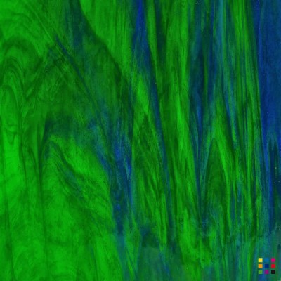 W Wisspy WO-702 vert moyen et bleu foncé "Mystic" 27x27cm W Wisspy WO-702 vert moyen et bleu foncé "Mystic" 27x27cm