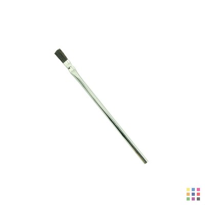 Brush with metal handle Brush with metal handle