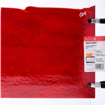 B Opalescent 0224-30 deep red 20x25cm Striker* B Opalescent 0224-30 deep red 20x25cm Striker*