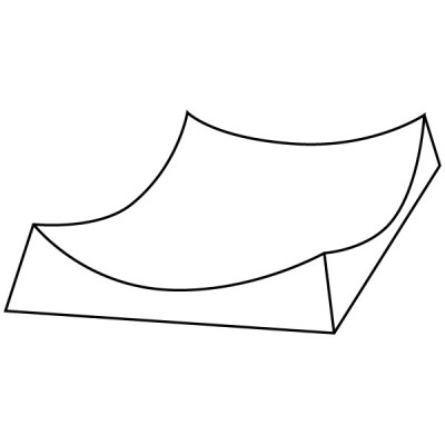 Moule carré incurvé 24x24cm Moule carré incurvé 24x24cm