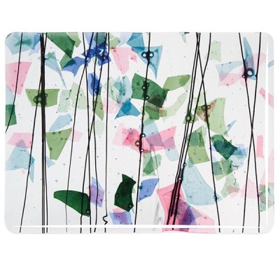 B Fracture Streamers 4110-00 blue, green, aqua and pink 20x25cm B Fracture Streamers 4110-00 blue, green, aqua and pink 20x25cm