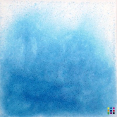 Frittes Float grain fin 0092/2 bleu verdâtre clair transparent 1kg Frittes Float grain fin 0092/2 bleu verdâtre clair transparent 1kg