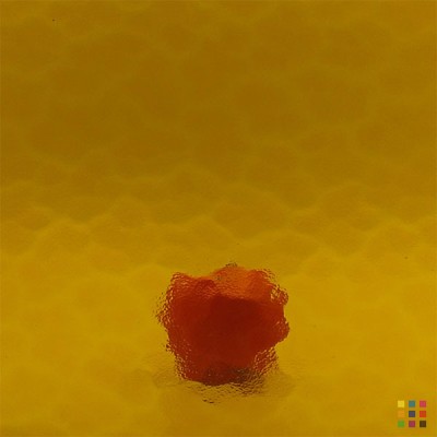 Amber Aqua cathedral 30x30cm Amber Aqua cathedral 30x30cm