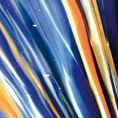 L Streaky S19 azul opaco y rojo selenio sobre incoloro L Streaky S19 azul opaco y rojo selenio sobre incoloro