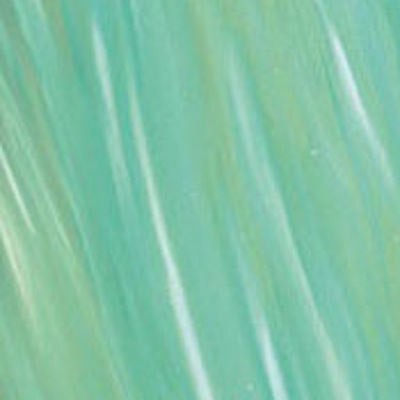 L Streaky S46 aquamarine and opaque white on clear L Streaky S46 aquamarine and opaque white on clear