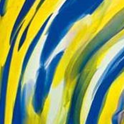 L Streaky S243 jaune spécial et bleu sur clair L Streaky S243 jaune spécial et bleu sur clair