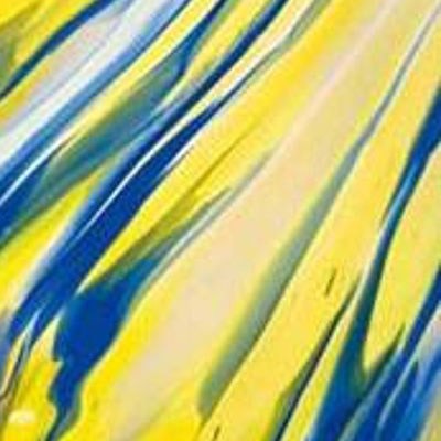 L Streaky S243 special yellow and blue on clear L Streaky S243 special yellow and blue on clear