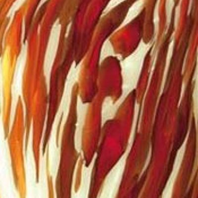 L Streaky S277 selenium red and opaque white on clear L Streaky S277 selenium red and opaque white on clear