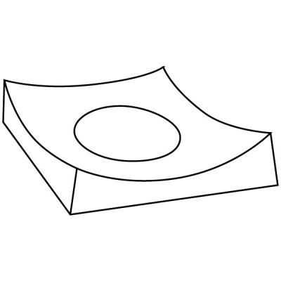 Square slumper mould 13x13cm Square slumper mould 13x13cm