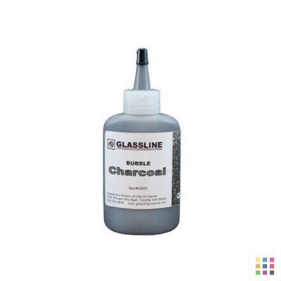 Crayon Glassline effet bulle GB02 gris charbon 56g Crayon Glassline effet bulle GB02 gris charbon 56g