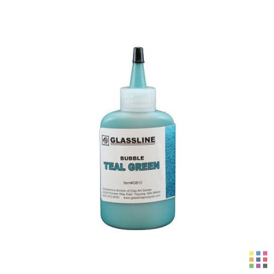 GB12 teal green Glassline bubble pen 56g GB12 teal green Glassline bubble pen 56g
