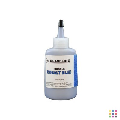Crayon Glassline effet bulle GB13 bleu cobalt 56g Crayon Glassline effet bulle GB13 bleu cobalt 56g