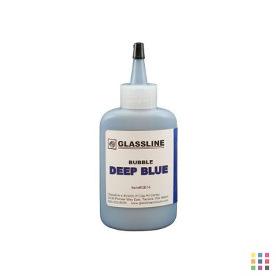 Crayon Glassline effet bulle GB14 bleu intense 56g Crayon Glassline effet bulle GB14 bleu intense 56g