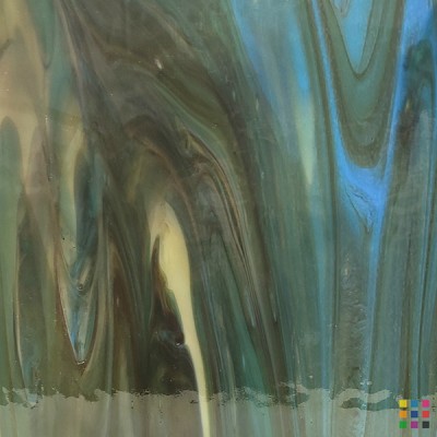 W96 Opalescent 96-37 reactive blue and ivory 27x27cm W96 Opalescent 96-37 reactive blue and ivory 27x27cm