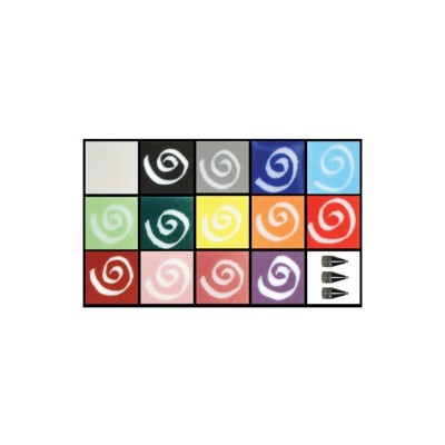 GA15 Glassline pens basic colour kit GA15 Glassline pens basic colour kit