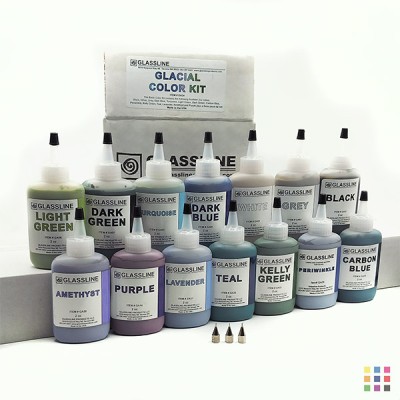 GA34 Glassline pens glacial colour kit GA34 Glassline pens glacial colour kit