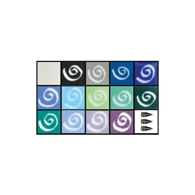 GA34 Glassline pens glacial colour kit GA34 Glassline pens glacial colour kit
