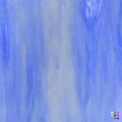 W96 Opalescent 96-23 bleu clair et blanc 82x107cm W96 Opalescent 96-23 bleu clair et blanc 82x107cm