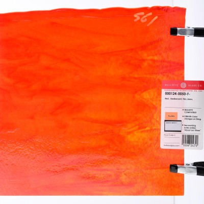 B Opalescent 0124-50 red 21x25cm Striker* B Opalescent 0124-50 red 21x25cm Striker*