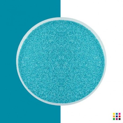 Frittes Float grain fin 3095/2 bleu verdâtre opalescent 1kg Frittes Float grain fin 3095/2 bleu verdâtre opalescent 1kg