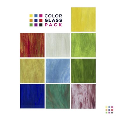 Wissmach "Wisspy" glass pack (10 small sheets) Wissmach "Wisspy" glass pack (10 small sheets)